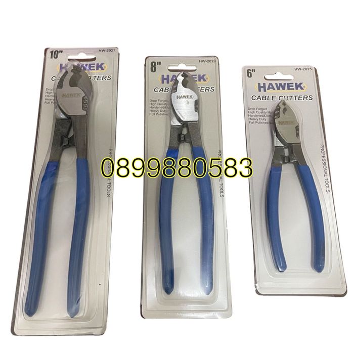 Клещи за рязане на кабели HAWEK-комплект 3 броя