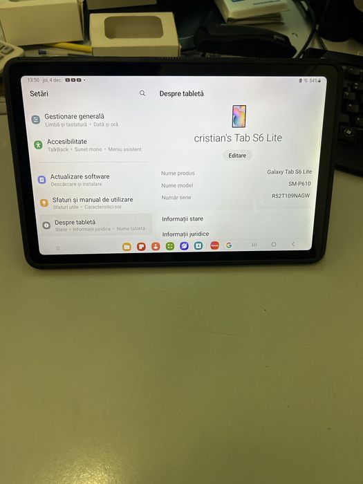 Vand Tableta Tab S6 Lite