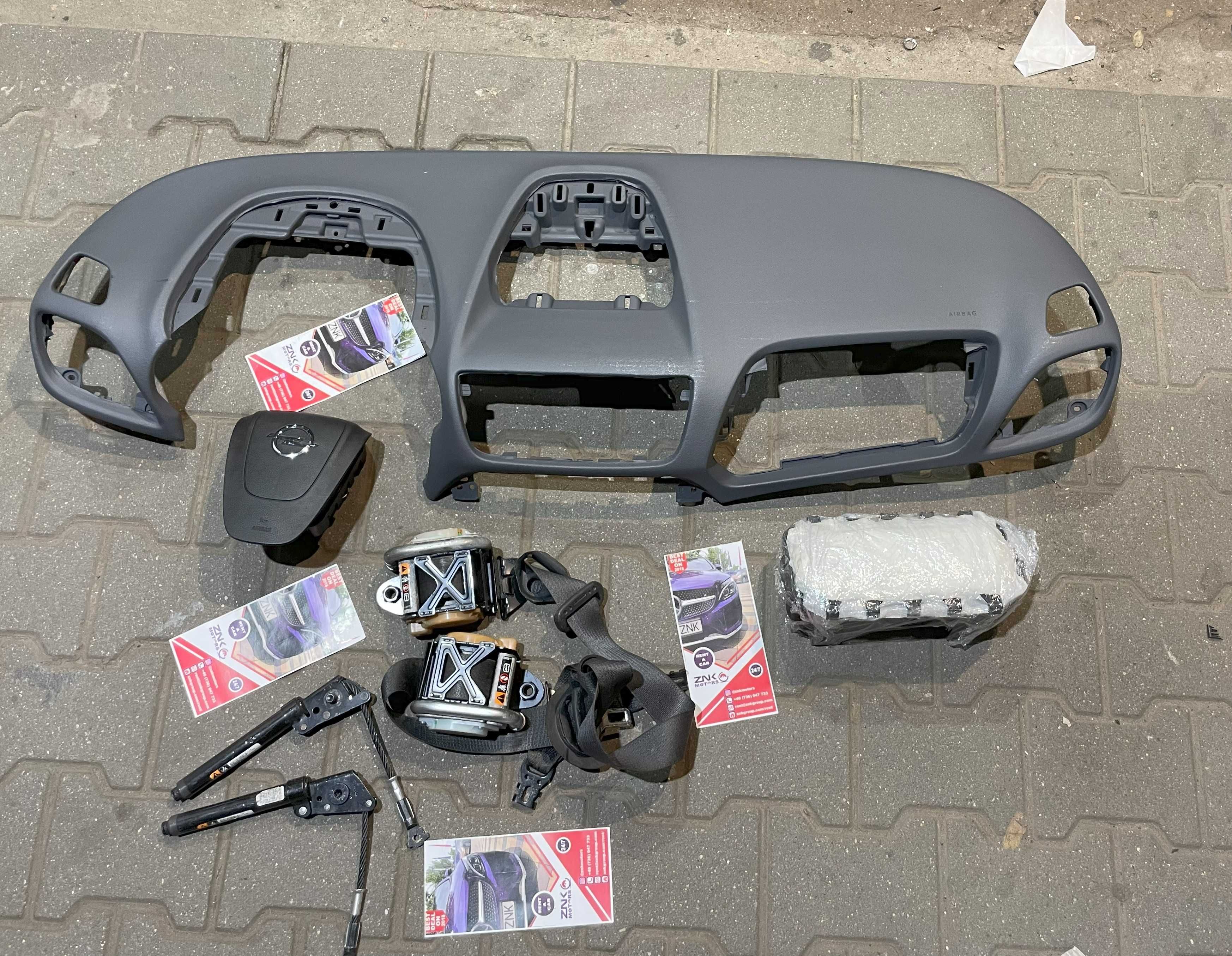 OPEL Mokka - plansa de bord - kit airbag volan pasager - centuri