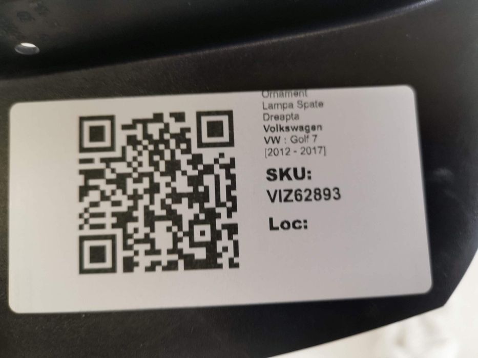 Орнамент Лампа Задна Дясна Фолксваген ВВ Голф 7 / Volkswagen VW Golf 7