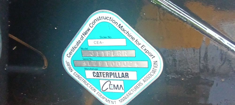Excavator cat 311