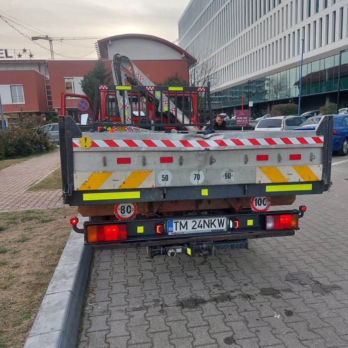 Iveco daily basculabil cu macara
