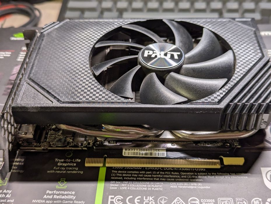 Видеокарта Palit RTX3050 8GB