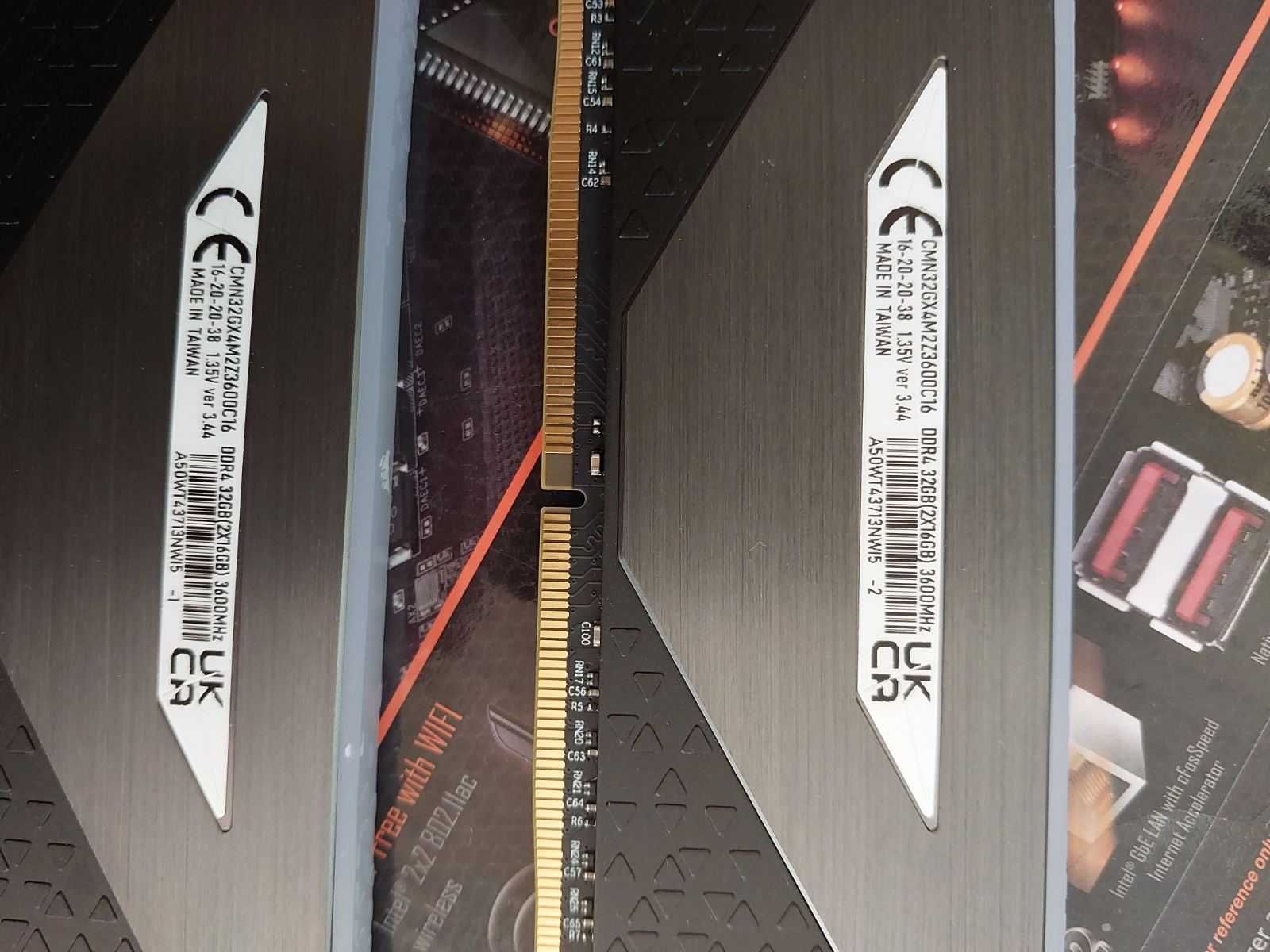 32GB DDR4 3600Mhz, CL16, RGB - G.Skill, Corsair, Crucial, Kingston