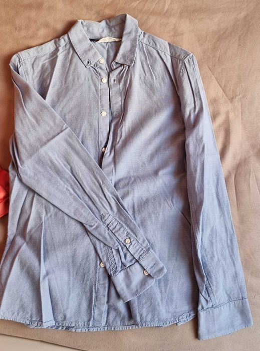 Camasa H&M pentru baieti albastru deschis
