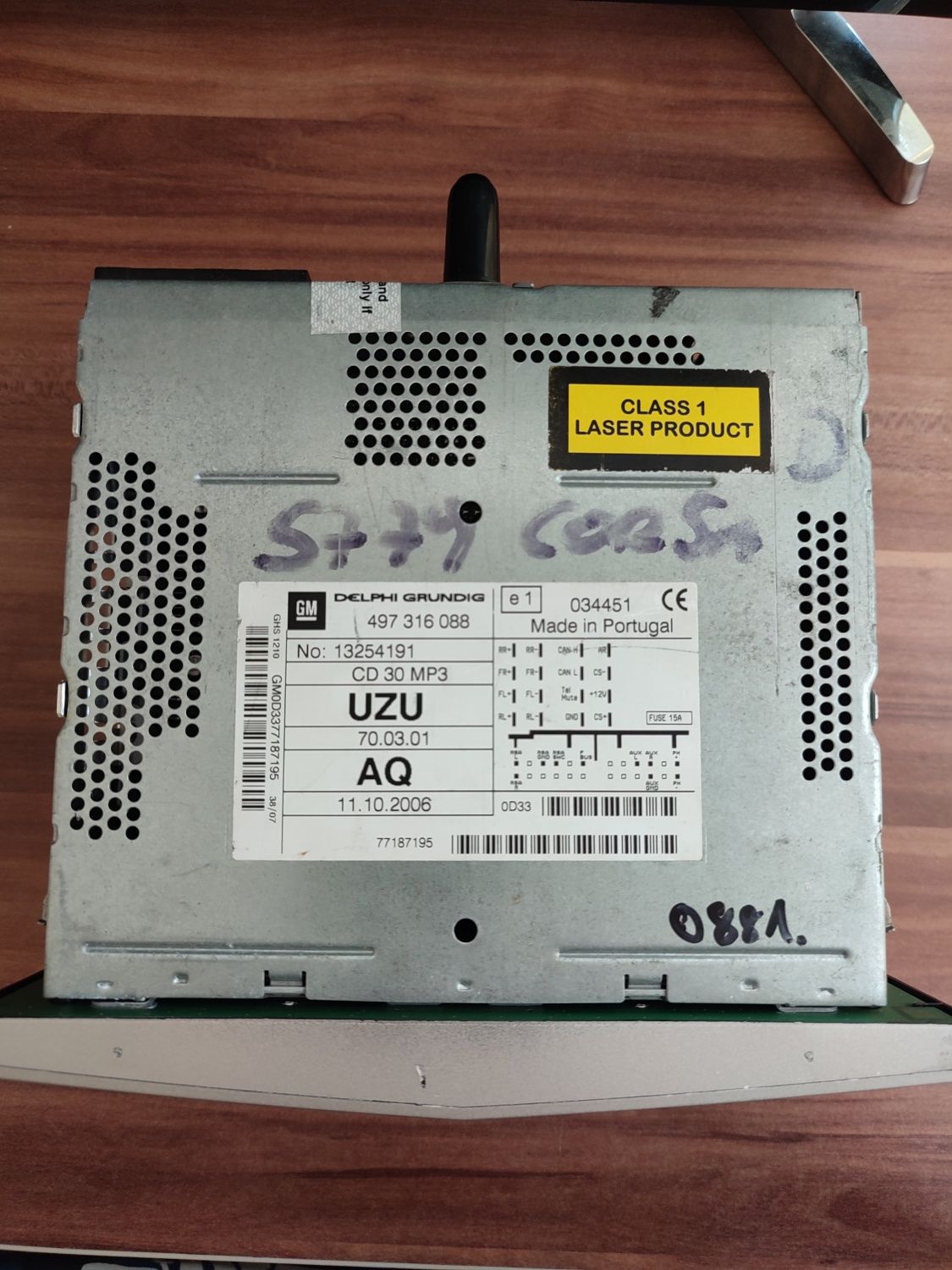 CD player Opel corsa D în stare impecabilă