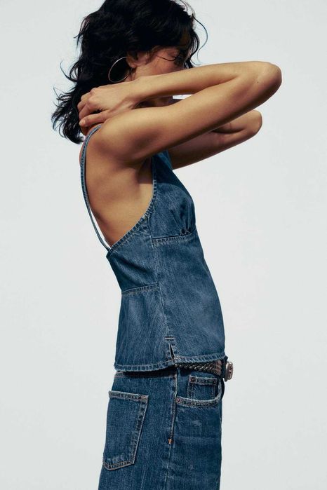 Ново Топ от деним на Zara