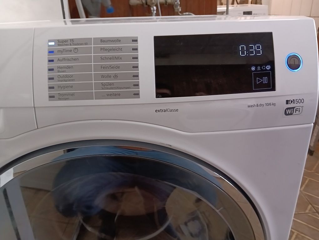 Комбинирана пералня със сушилня  Siemens 10/6кг WI-FI 2години гаранция