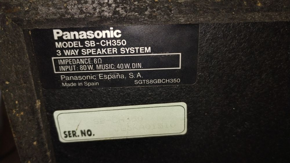 sistem audio panasonic