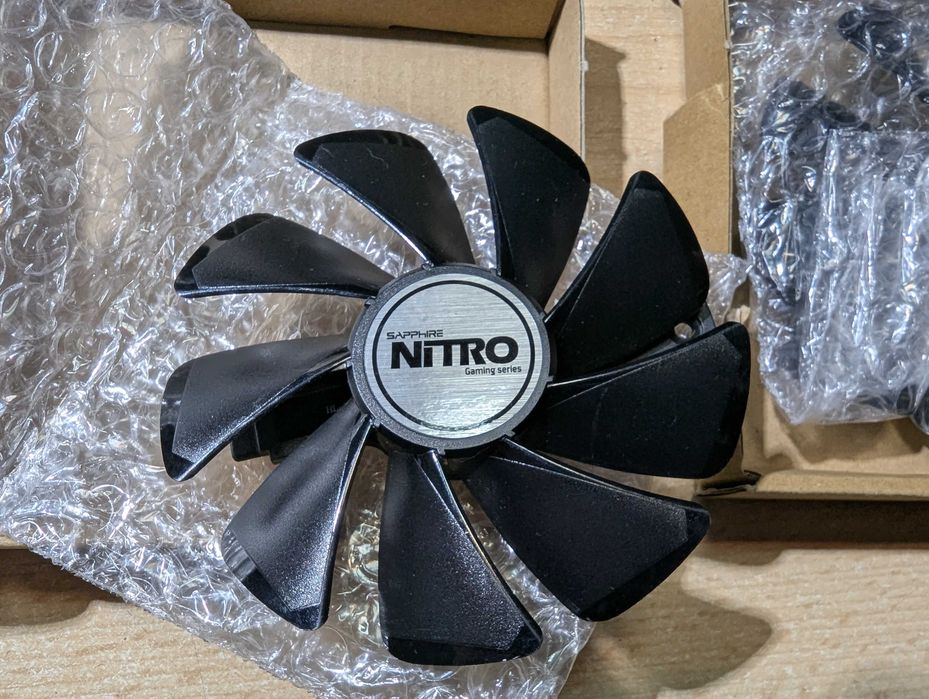 Cooler Fan Sapphire Radeon NITRO 95mm, nou CF1015H12D RX480 la RX590