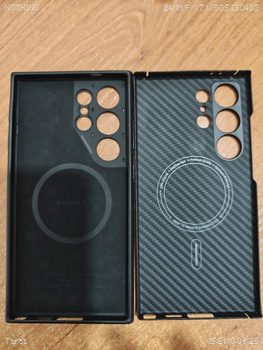Чехлы Pitaka и Keephone на S24 ULTRA