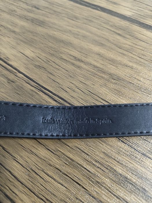 Louis Vuitton Slim кожена гривна