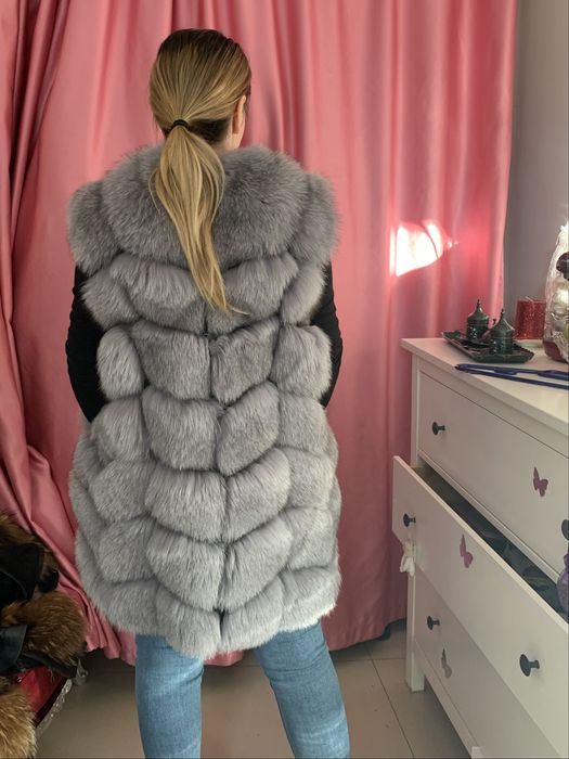 vesta din blana naturala