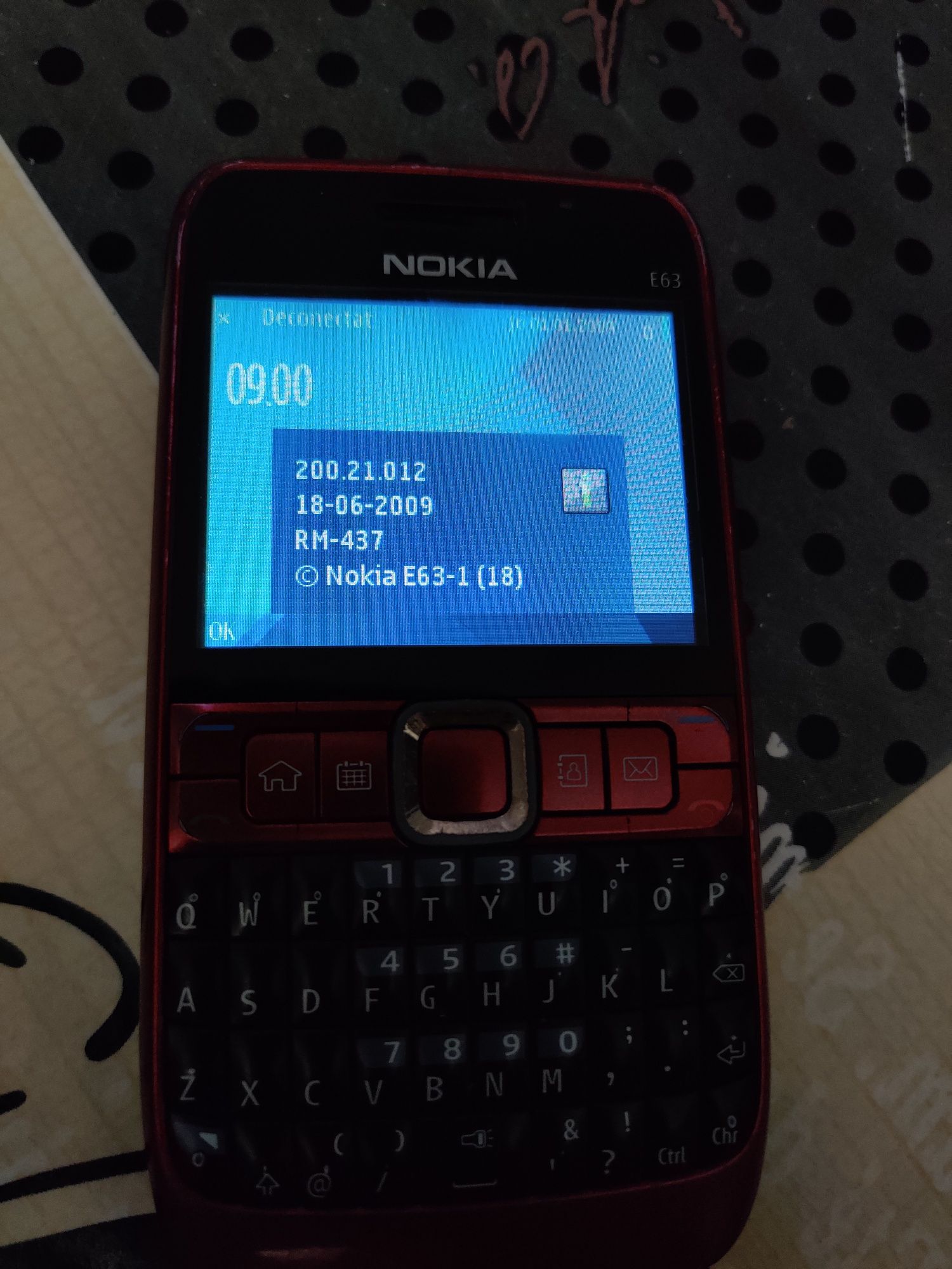 Nokia E63 remember