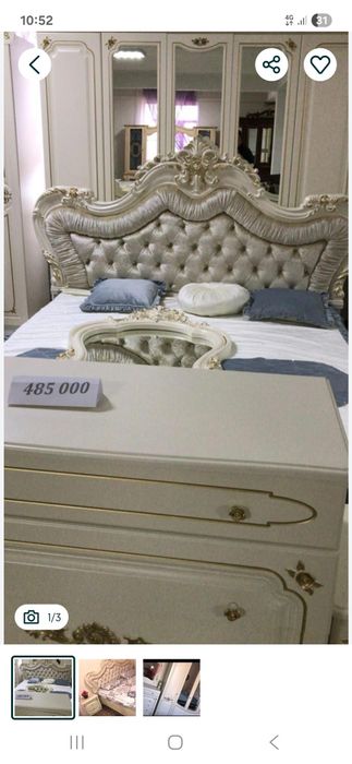 Спальный гарнитур сатылады 350.000 жағдайы жақсы