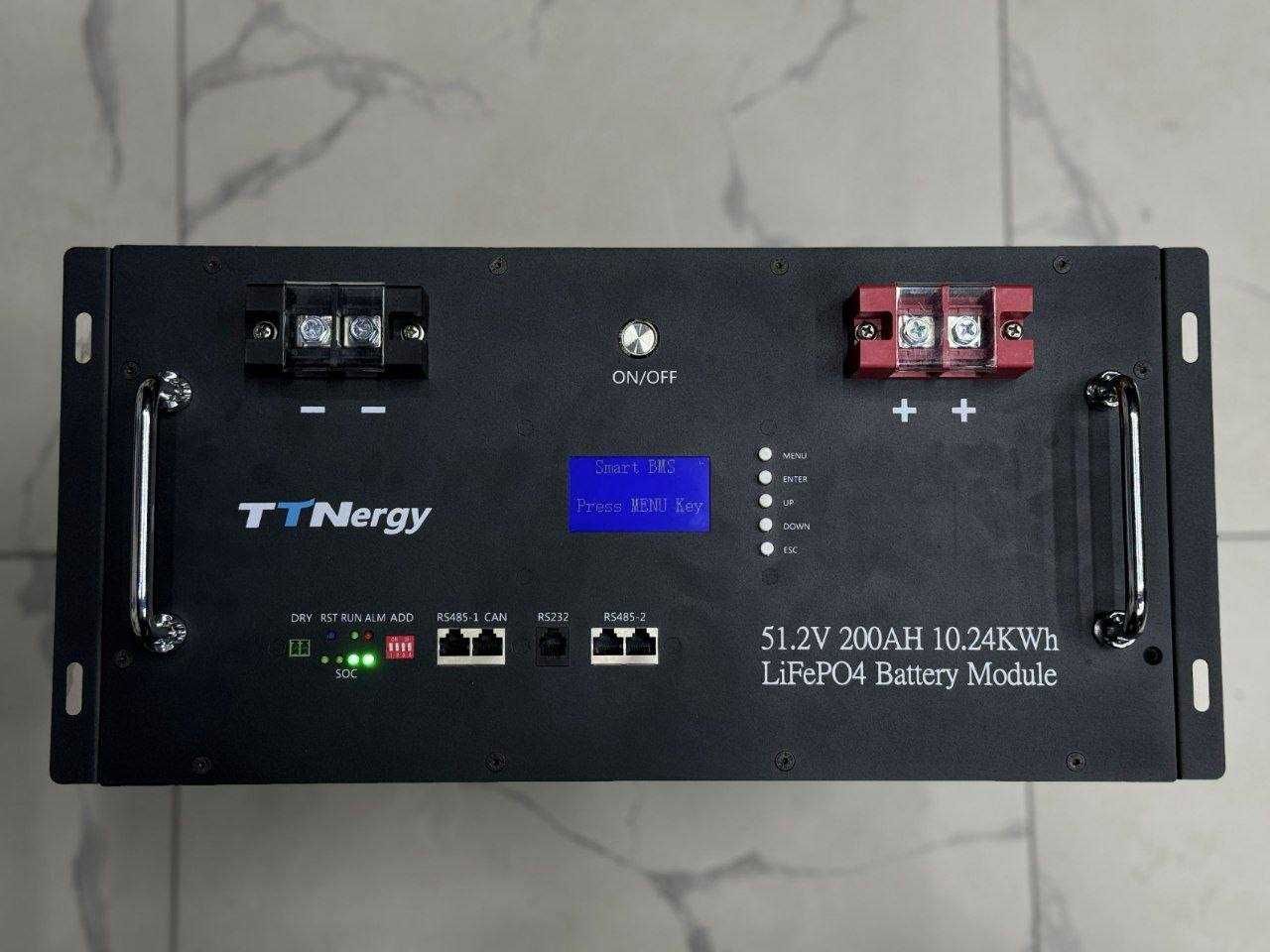 LITHIUM BATTERY 51.2V 200ah 10.24KWh