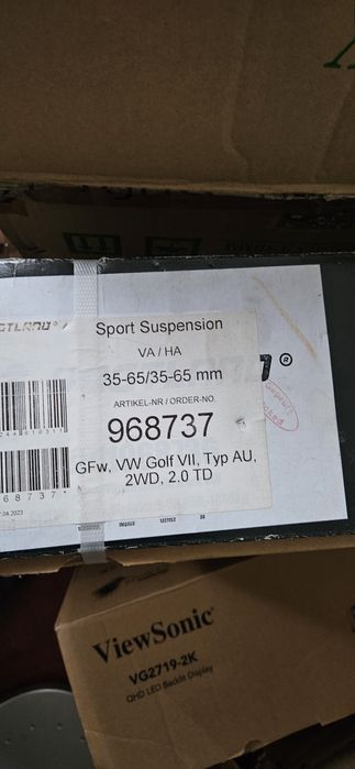 Suspensie sport VW Golf Vll  2.0 TD