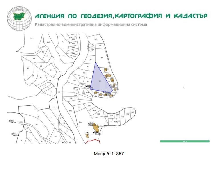 Продава се Парцел в с. Долни Пасарел, Област София-град - 5539 кв.м за 41 €/кв.м - Снимка #1
