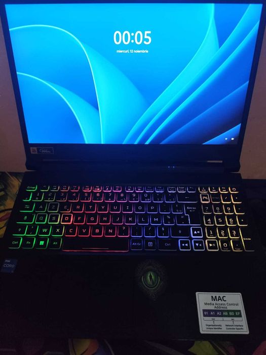 Nitro5 ddram4 placa video Nvidia 6GB RTX3060 512 gb