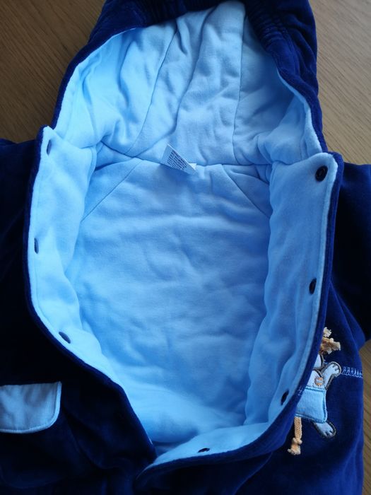 Salopeta combinezon Babysana, 56 cm, nou-născut