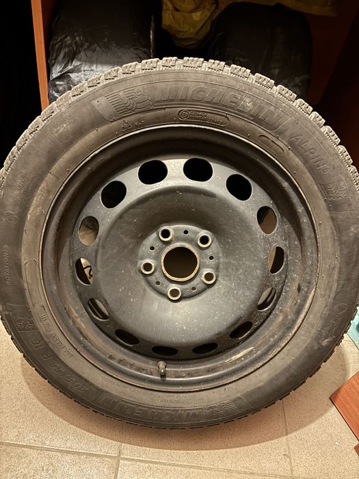 Зимни гуми с джанти 205/55/R16 Michelin 5x112
