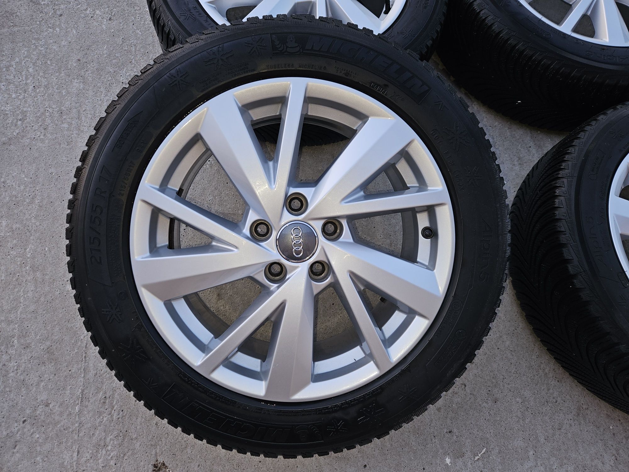 Jante aluminiu originale Audi 17 inch