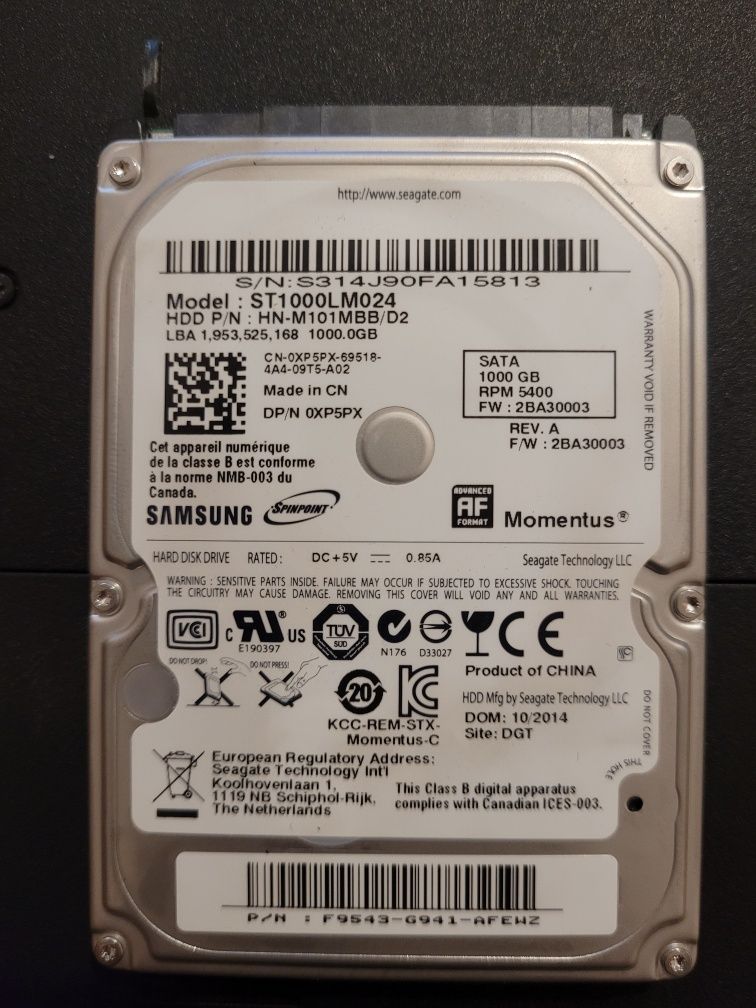 Hard Disk Laptop Samsung 1 TB