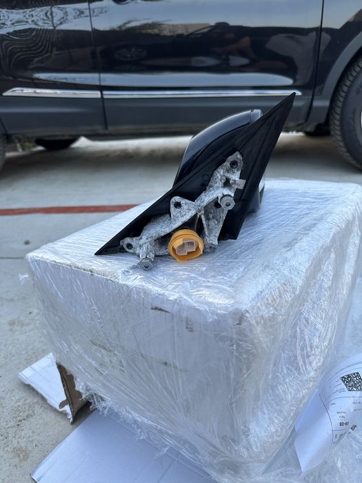 Oglinda dreapta BMW F30 Alba/Neagra