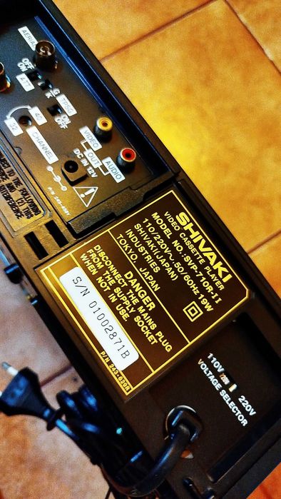 Video player VHS Shivaki