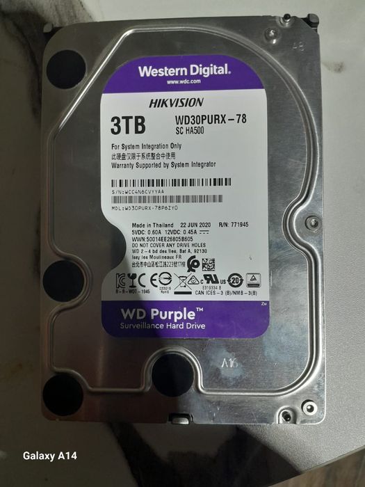 Жёсткий диск на 3 ТБ