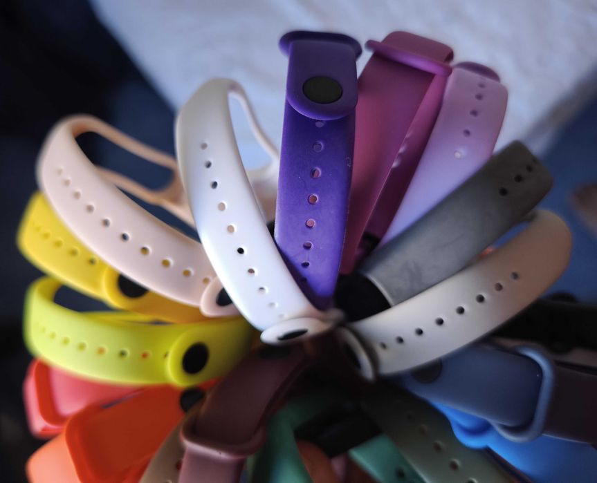 Curele Xiaomi Mi band 3-4-5-6-7 toate culorile curcubeului