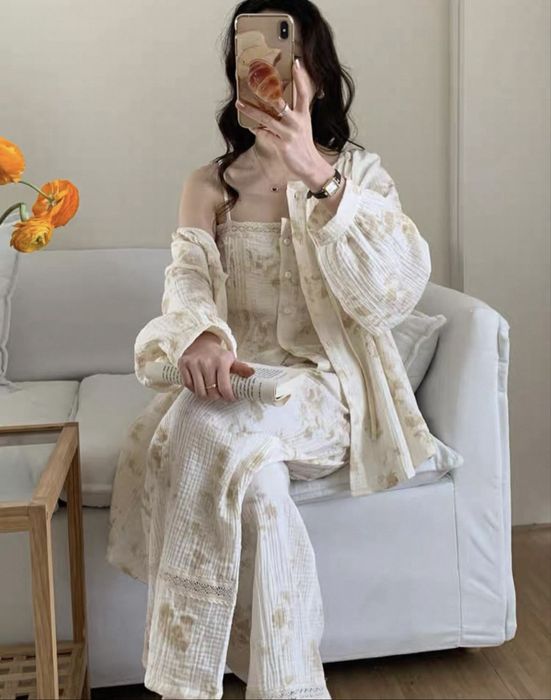 Muslin troyka pijama