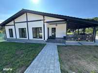 Casa nouă ,pe un sigur nivel ,cu gard ,cu pavaj,în Sovata