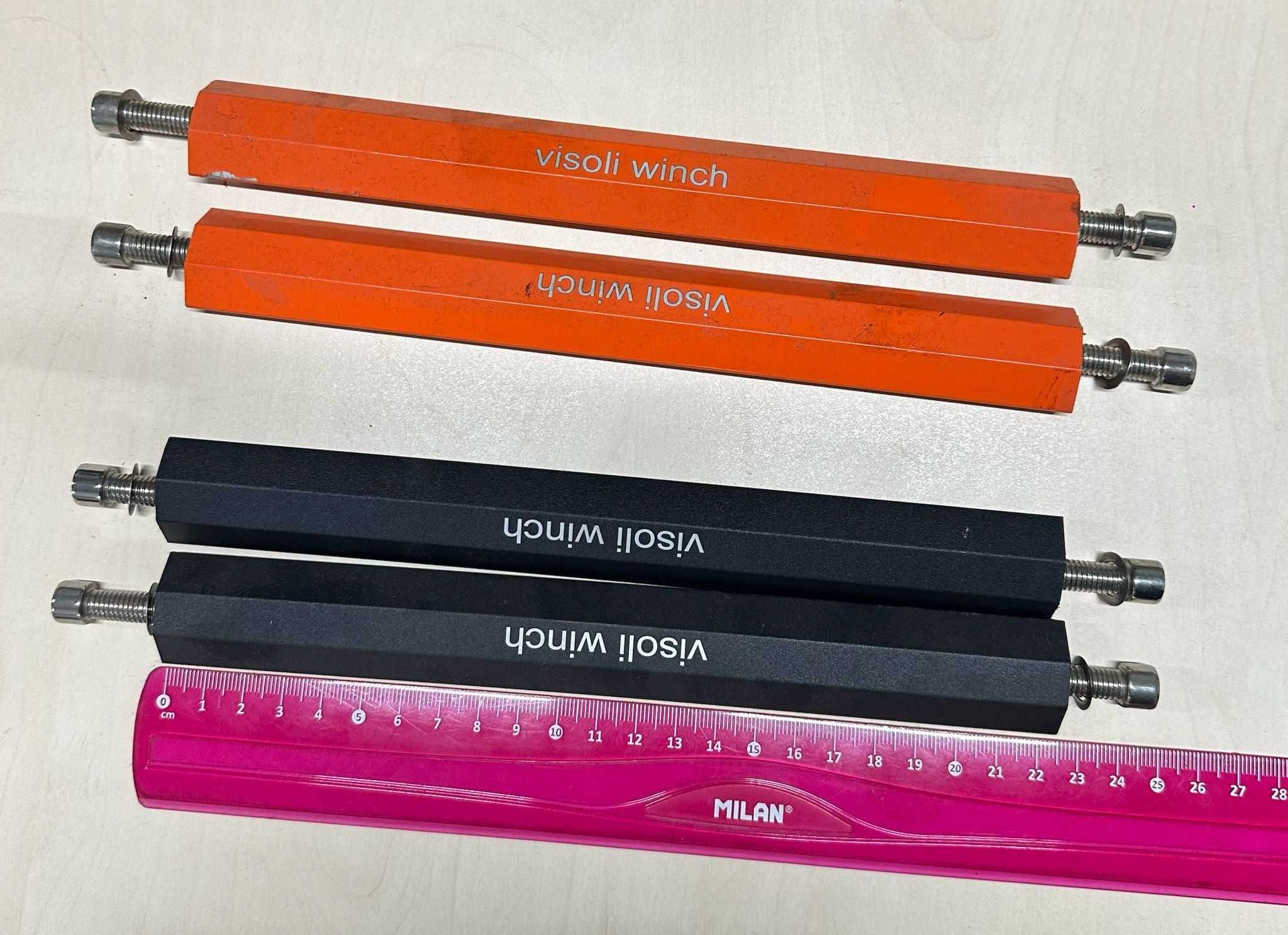 Suporti/bare din aluminiu transversale pentru troliu Visoli 9500-13500