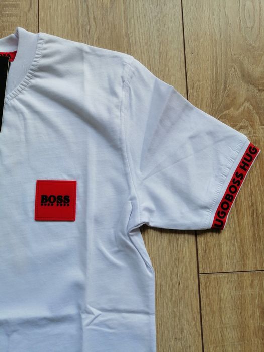 Hugo Boss мъжка бяла тениска 2XL