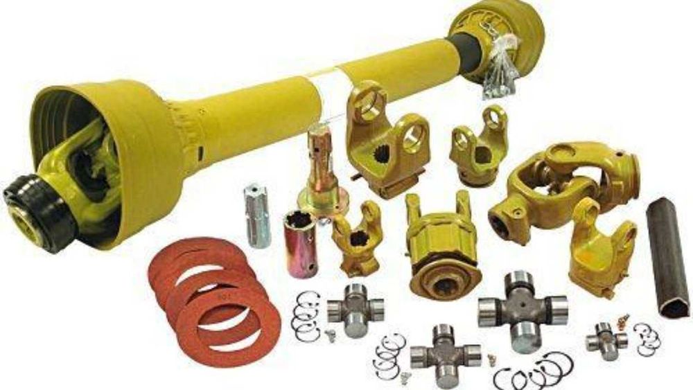 Карданные валы и комплектующие (шарниры, переходники, крестовины).