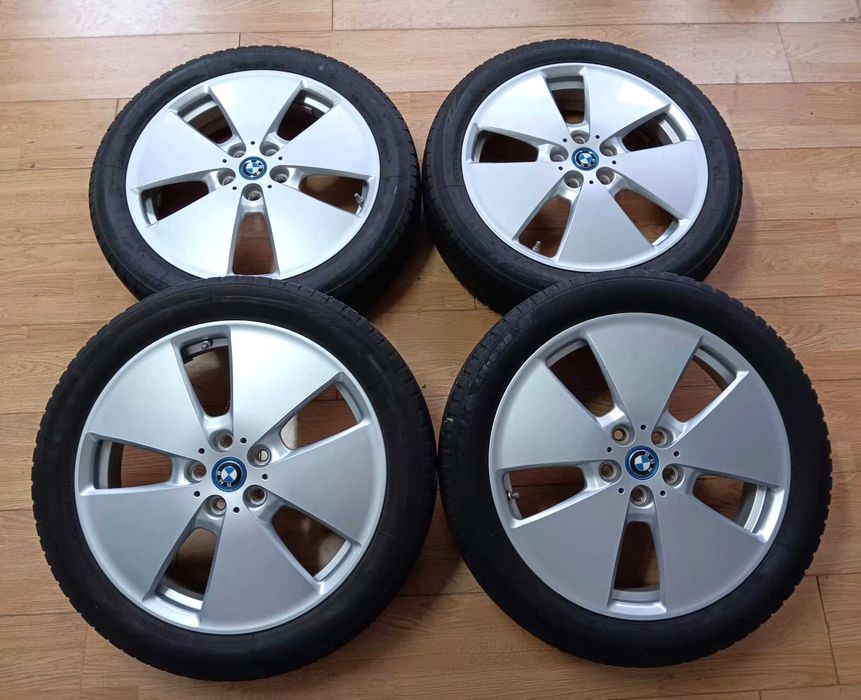 Jante 19 BMW I3 cu senzori, originale anvelope MS