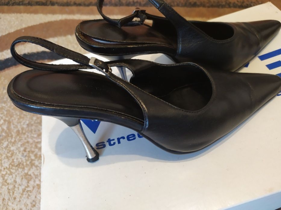 Pantofi piele naturala culoare negru nr 38-ENGLAND