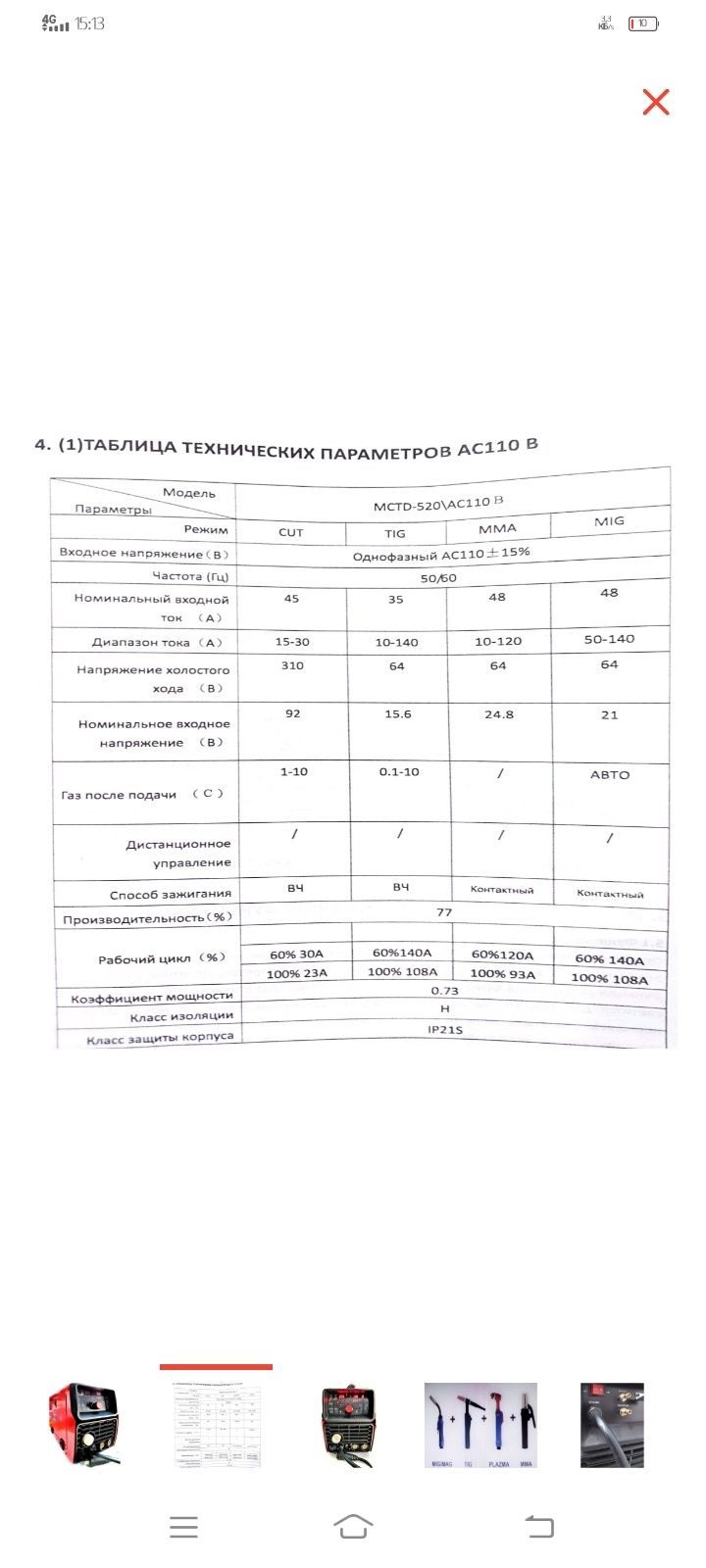 Продам Magnetta сварочный инвертор MCTD/520D (TIG, MIG/MAG, MMA