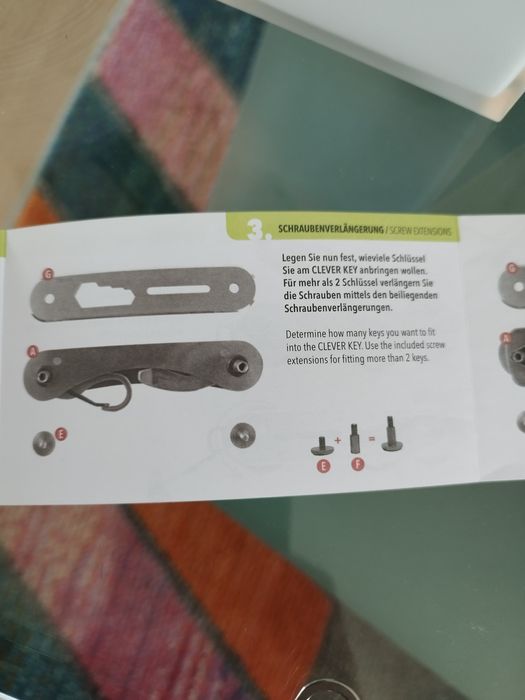 Breloc chei tip briceag multifunctional Troika Germania