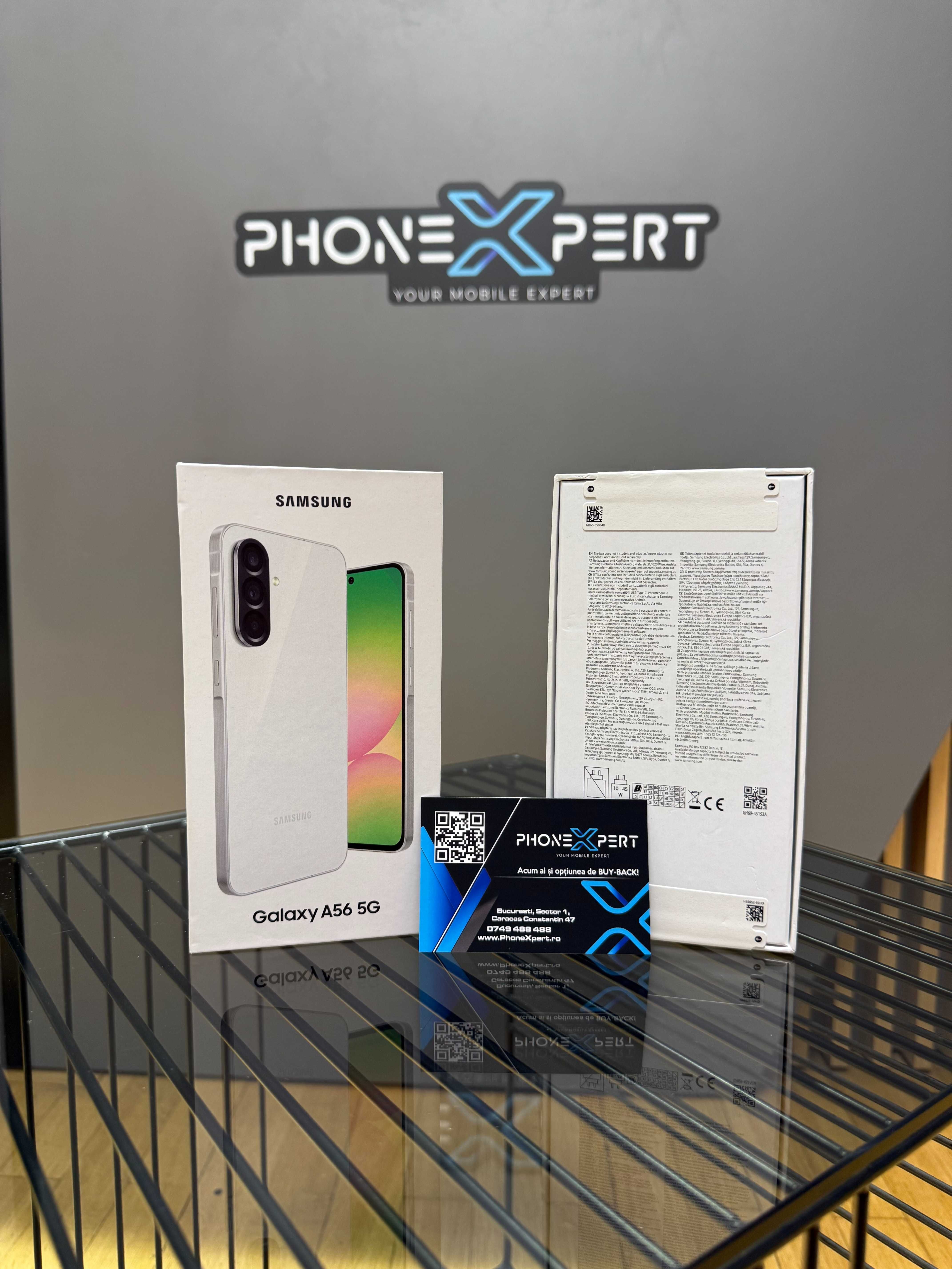Samsung A56 Awesome LightGray 256GB - Nou/Garantie