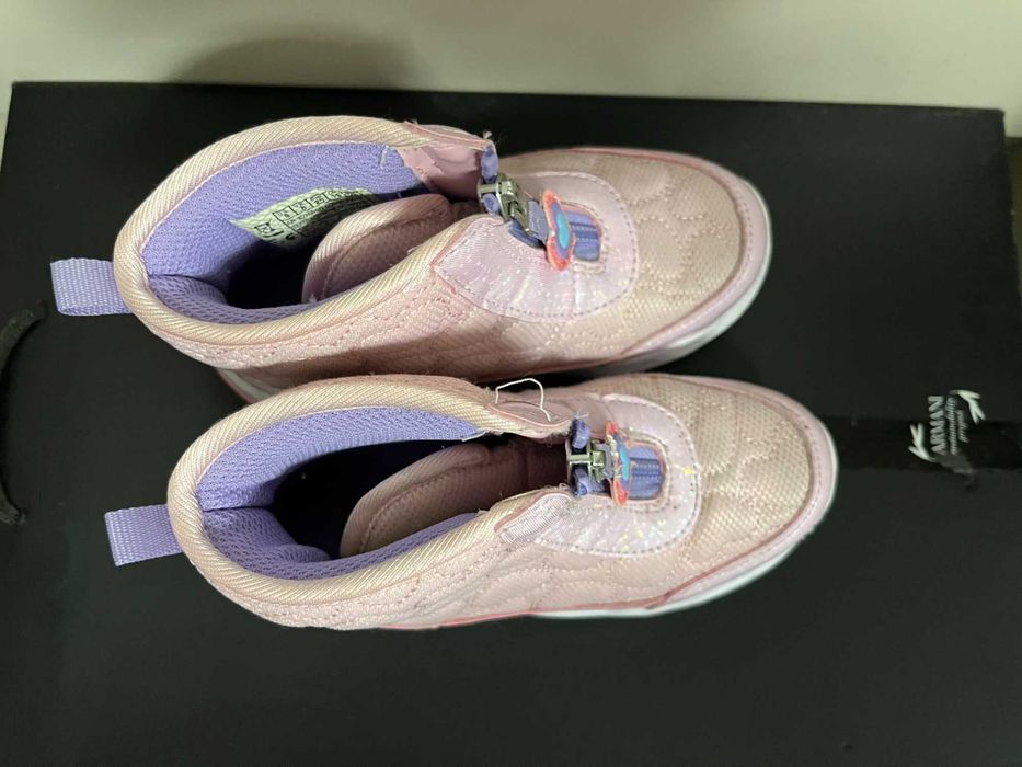 Ghete Skechers copii fete Heart Lights