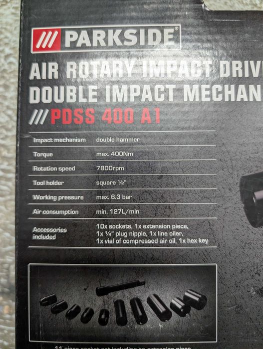 Пневматичен гайковерт parkside