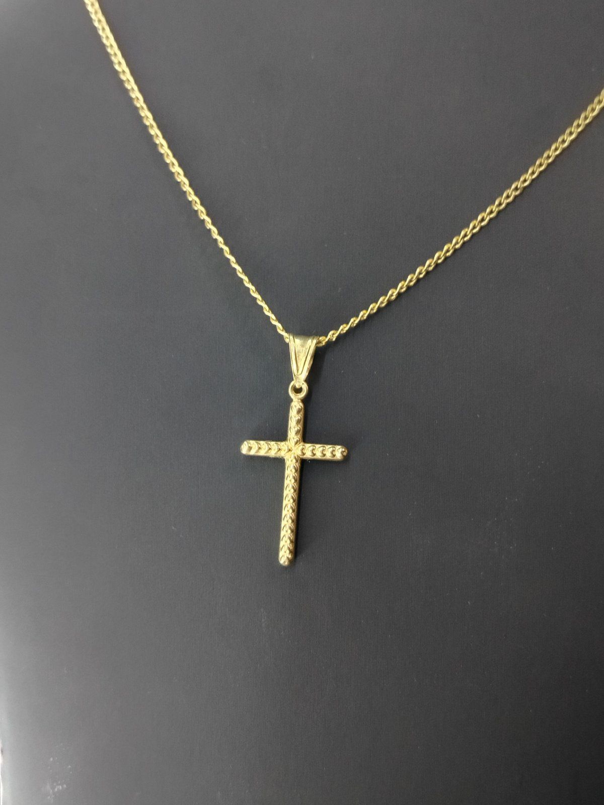 Златен синджир с кръст 3.96гр / 14К