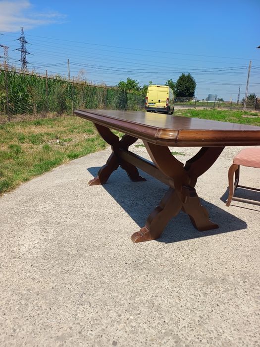 Vând masa lemn masiv import Italia