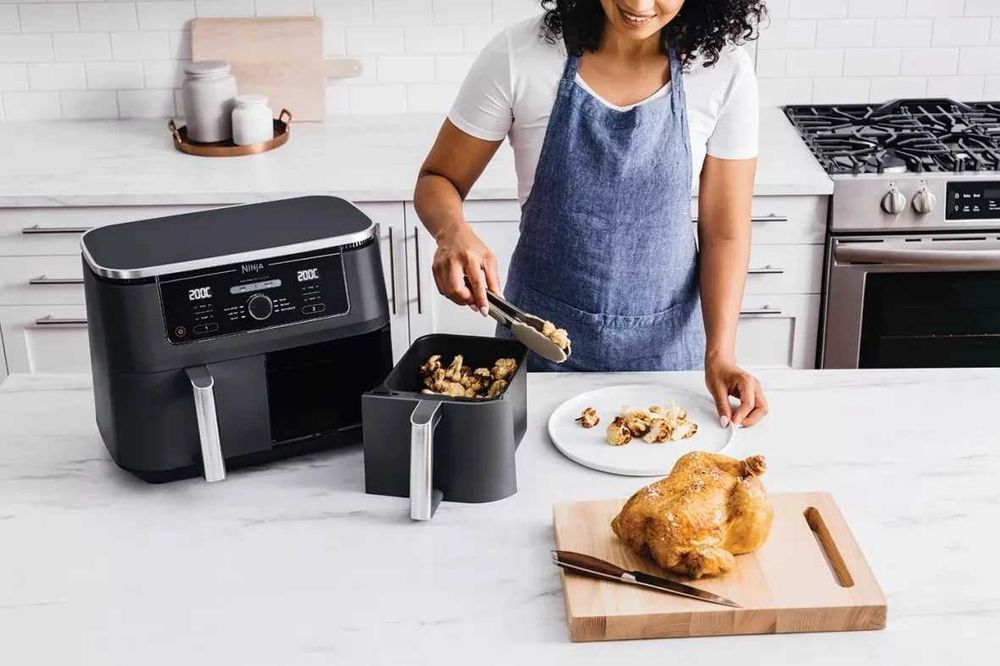 Ninja AF400EU – Air Fryer 9.5L, Dual Zone, 2470W, 2 г. гаранция