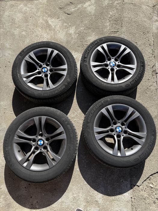 Set 4 jante BMW 16” + anvelope vară Michelin 205/55 R16