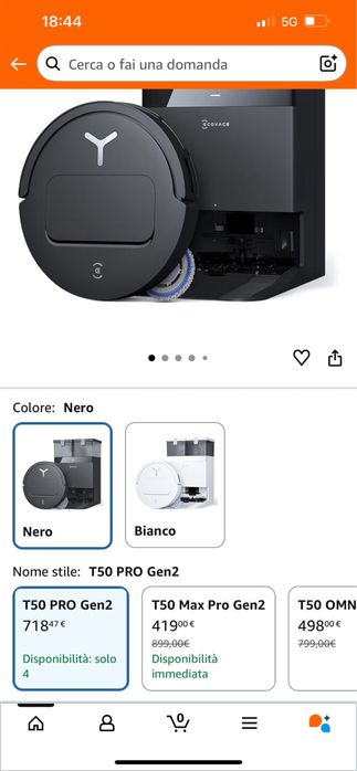 Ecovacs Deebot T50 PRO OMNI Gen2 SIGILAT!