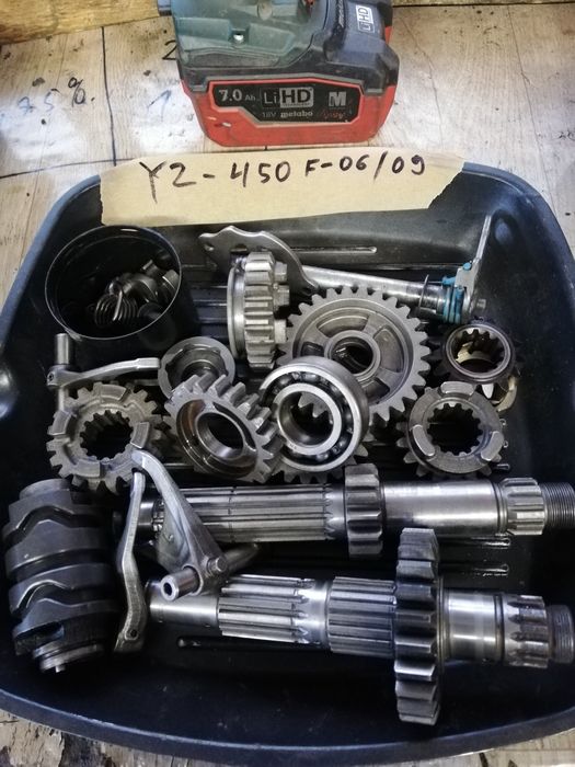 Yamaha yz 450f скорости