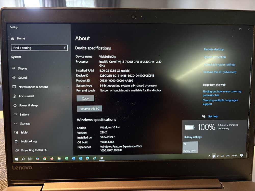 Lenovo ideapad 520S 14’ aluminium